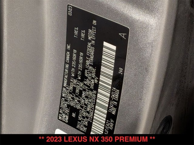 2023 Lexus NX 350 NX 350 Premium