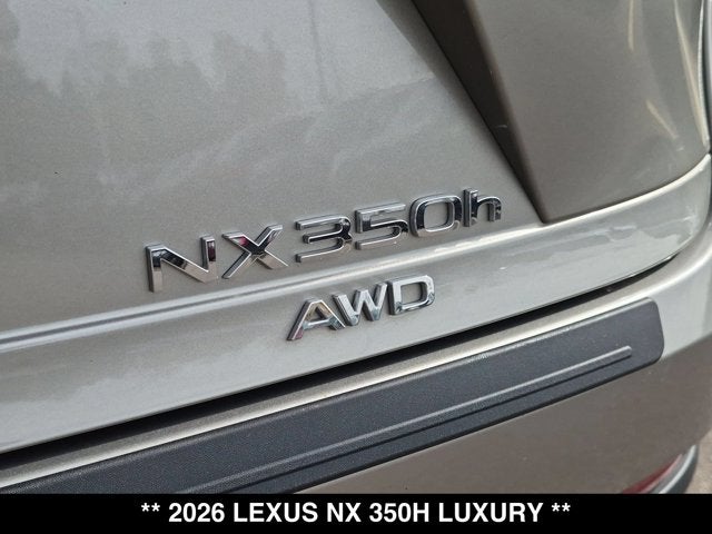 2026 Lexus NX 350h NX 350h Luxury