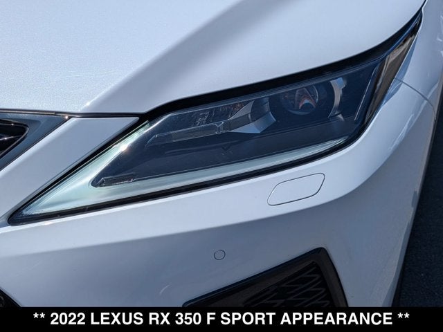 2022 Lexus RX 350 RX 350 F SPORT Appearance