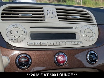 2012 FIAT 500 Lounge