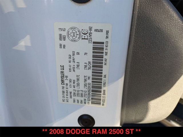 2008 Dodge Ram 2500 ST