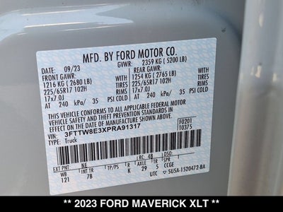 2023 Ford Maverick XLT