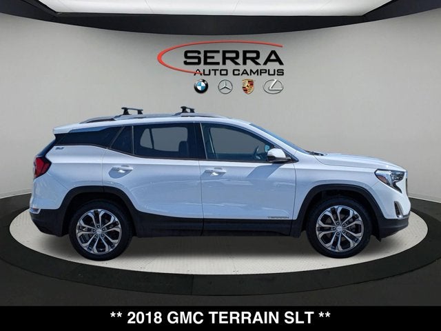 Used 2018 GMC Terrain SLT with VIN 3GKALVEX1JL382739 for sale in Okemos, MI