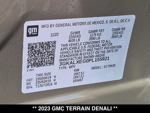 2023 GMC Terrain Denali