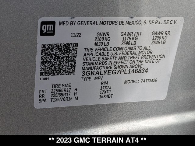 2023 GMC Terrain AT4