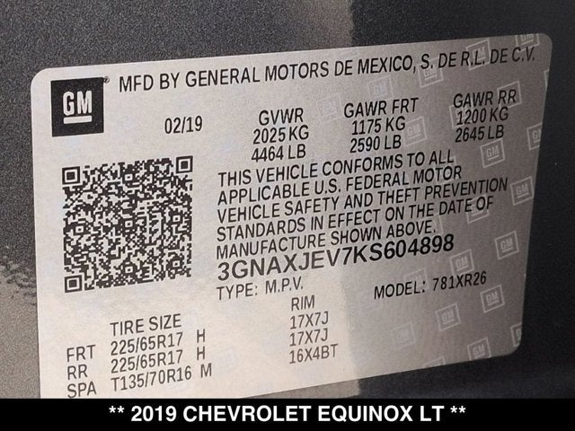 2019 Chevrolet Equinox LT