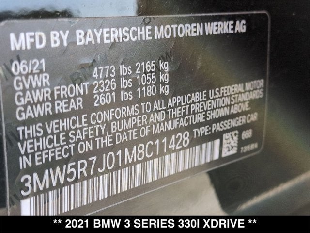 2021 BMW 3 Series 330i xDrive