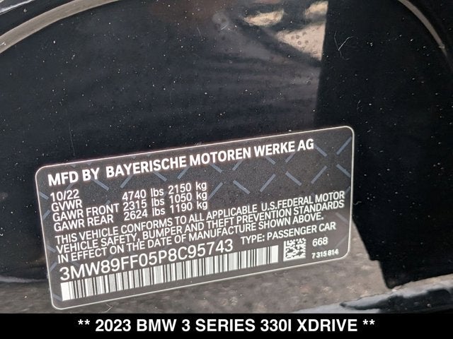 2023 BMW 3 Series 330i xDrive
