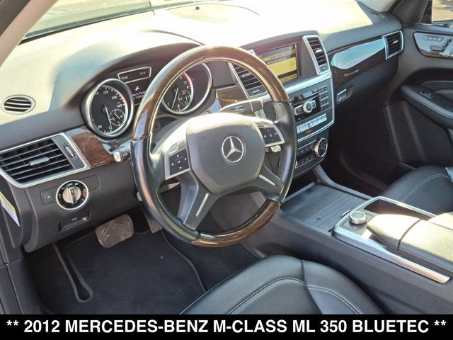 Used 2012 Mercedes-Benz M-Class ML350 with VIN 4JGDA2EB9CA013022 for sale in Okemos, MI