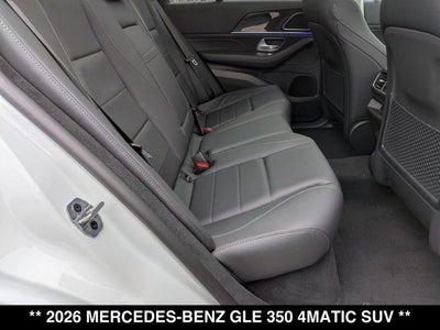 2026 Mercedes-Benz GLE 350 GLE 350 4MATIC® SUV