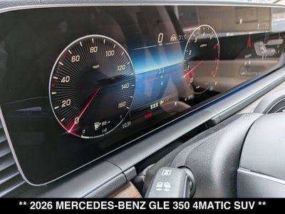 2026 Mercedes-Benz GLE GLE 350 4MATIC® SUV