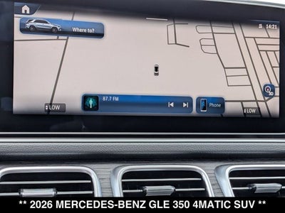 2026 Mercedes-Benz GLE GLE 350 4MATIC® SUV