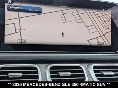 2026 Mercedes-Benz GLE GLE 350 4MATIC® SUV