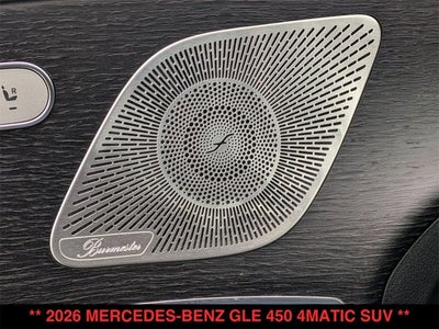 2026 Mercedes-Benz GLE GLE 450 4MATIC® SUV