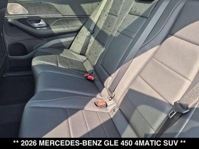 2026 Mercedes-Benz GLE 450 GLE 450 4MATIC® SUV