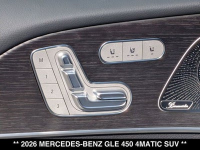 2026 Mercedes-Benz GLE GLE 450 4MATIC® SUV