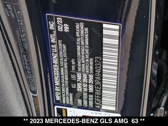 2023 Mercedes-Benz AMG® GLS 63 AMG® GLS 63