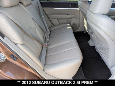 2012 Subaru Outback 2.5i Prem