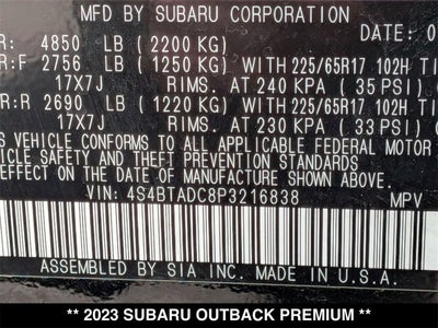 2023 Subaru Outback Premium