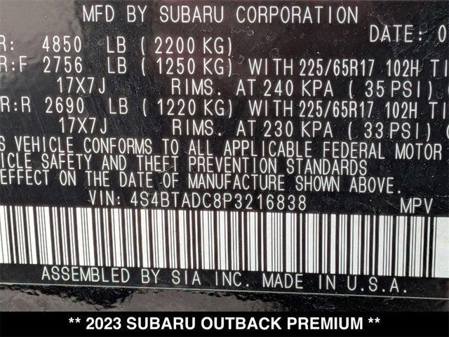 2023 Subaru Outback Premium