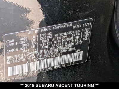 2019 Subaru Ascent Touring
