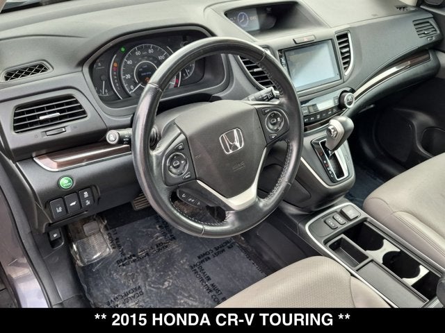 Used 2015 Honda CR-V Touring with VIN 5J6RM4H9XFL077160 for sale in Okemos, MI