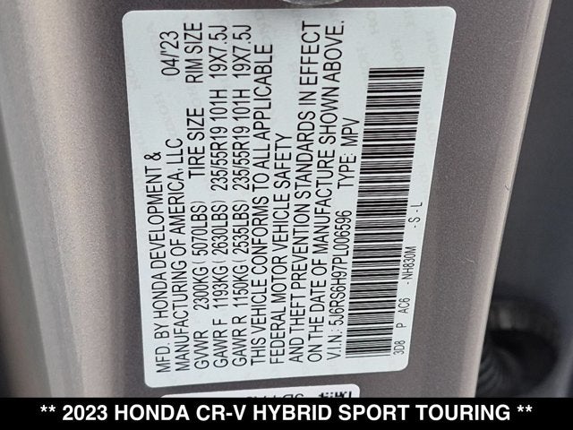 2023 Honda CR-V Hybrid Sport Touring