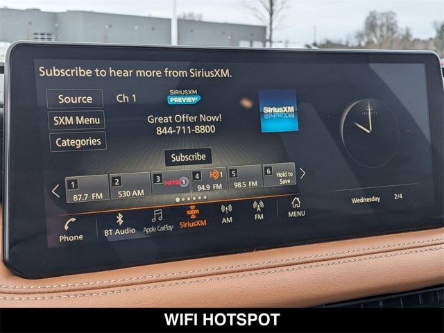 2022 INFINITI QX60 SENSORY