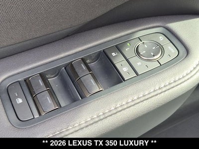 2026 Lexus TX 350 TX 350 Luxury