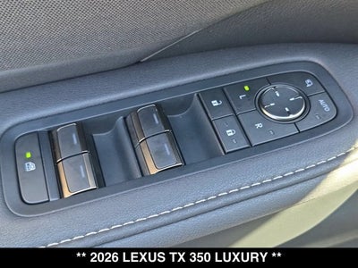 2026 Lexus TX 350 TX 350 Luxury