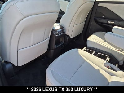 2026 Lexus TX 350 TX 350 Luxury