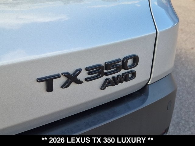 2026 Lexus TX 350 TX 350 Luxury