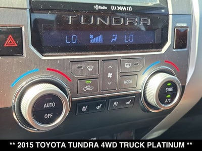 2015 Toyota Tundra Platinum