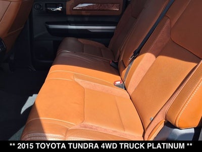2015 Toyota Tundra Platinum
