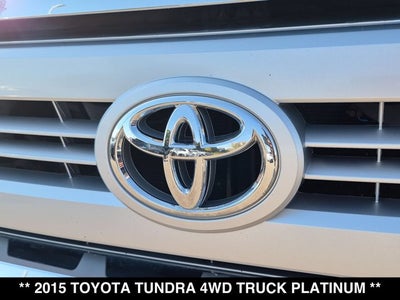 2015 Toyota Tundra Platinum