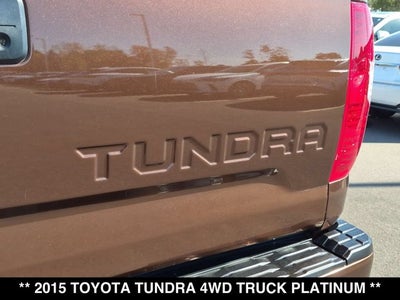 2015 Toyota Tundra Platinum