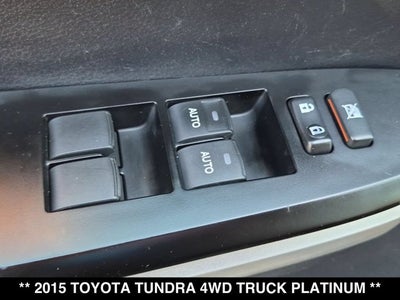 2015 Toyota Tundra Platinum