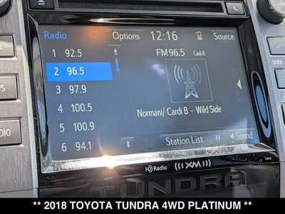 2018 Toyota Tundra Platinum