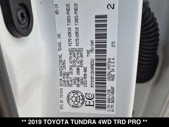 2019 Toyota Tundra TRD Pro