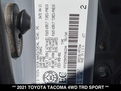 2021 Toyota Tacoma TRD Sport