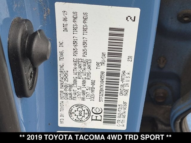 2019 Toyota Tacoma TRD Sport