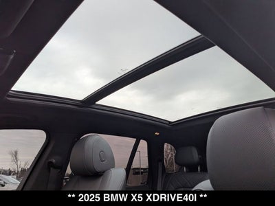 2025 BMW X5 xDrive40i
