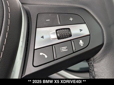 2025 BMW X5 xDrive40i