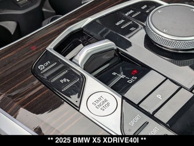 2025 BMW X5 xDrive40i