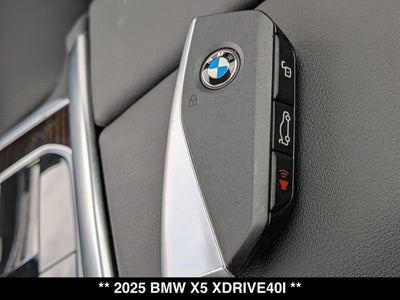 2025 BMW X5 xDrive40i