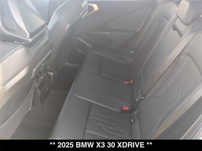 2025 BMW X3 30 xDrive