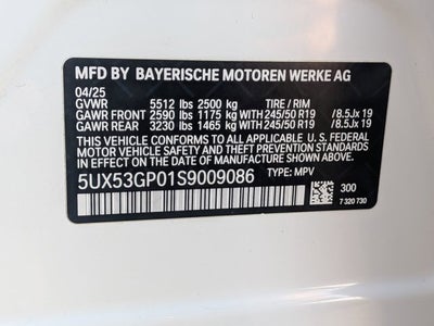 2025 BMW X3 30 xDrive