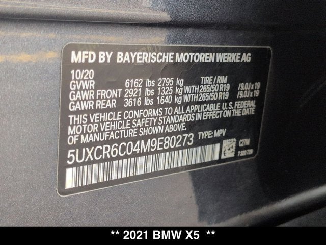2021 BMW X5 xDrive40i