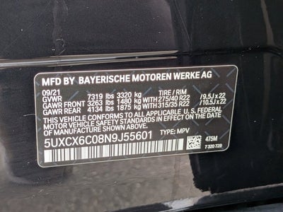 2022 BMW X7 M50i