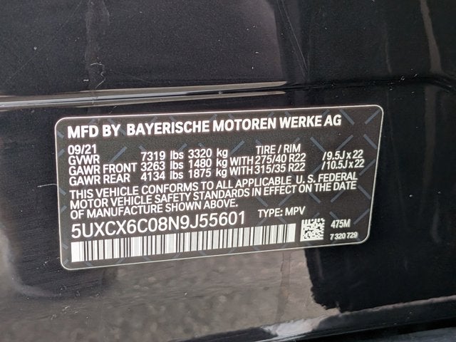 2022 BMW X7 M50i